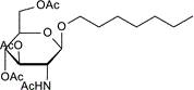 Heptyl 2-acetamido-3,4,6-tri-O-acetyl-2-deoxy-b-D-glucopyranoside