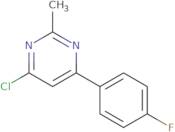 4-Chloro-6-(4-fluorophenyl)-2-methylpyrimidine