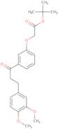 1,1-Dimethylethyl [3-[3-(3,4-dimethoxyphenyl)-1-oxo-propyl]phenoxy]-acetate