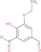 3-Ethoxy-4-hydroxy-5-nitrobenzaldehyde