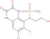 N-(6,7-Dichloro-2,3-dioxo-1,4-dihydroquinoxalin-5-yl)-N-(2-hydroxyethyl)methanesulfonamide