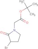 tert-Butyl 2-(3-bromo-2-oxopyrrolidin-1-yl)acetate