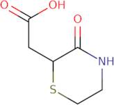 2-(3-Oxothiomorpholin-2-yl)acetic acid