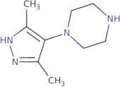 1-(3,5-Dimethyl-1H-pyrazol-4-yl)piperazine