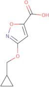 3-(Cyclopropylmethoxy)isoxazole-5-carboxylic acid