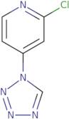 2-Chloro-4-(1H-1,2,3,4-tetrazol-1-yl)pyridine