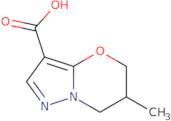 6-Methyl-5H,6H,7H-pyrazolo[3,2-b][1,3]oxazine-3-carboxylic acid