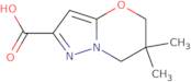 6,6-Dimethyl-6,7-dihydro-5H-pyrazolo[5,1-b][1,3]oxazine-2-carboxylic acid