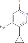 5-Cyclopropyl-2-fluoro-4-methyl-pyridine