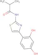 N-(4-(2,4-Dihydroxyphenyl)thiazol-2-yl)isobutyramide