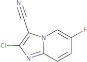 2-Chloro-6-fluoroimidazo[1,2-a]pyridine-3-carbonitrile