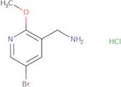 (5-Bromo-2-methoxypyridin-3-yl)methanamine hydrochloride