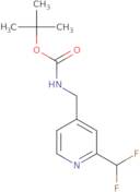 4-(Aminomethyl)-2-(difluoromethyl)pyridine, 4-BOC protected