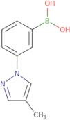 [3-(4-Methyl-1H-pyrazol-1-yl)phenyl]boronic acid