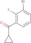 (3-Bromo-2-fluorophenyl)(cyclopropyl)methanone