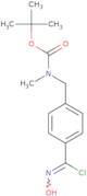 tert-Butyl 4-(chloro(hydroxyimino)methyl)benzyl(methyl)carbamate