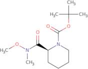 (S)-tert-Butyl 2-(methoxy(methyl)carbamoyl)piperidine-1-carboxylate