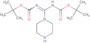[tert-Butoxycarbonylimino(piperazin-1-yl)methyl]carbamic acid tert-butyl ester