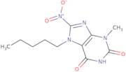 3-Methyl-8-nitro-7-pentyl-2,3,6,7-tetrahydro-1H-purine-2,6-dione