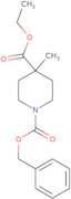 1-benzyl 4-ethyl 4-methylpiperidine-1,4-dicarboxylate