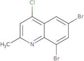 4-Chloro-6,8-dibromo-2-methylquinoline