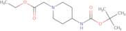 Ethyl 2-(4-{[(tert-butoxy)carbonyl]amino}piperidin-1-yl)acetate