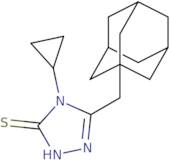 5-Adamantan-1-ylmethyl-4-cyclopropyl-4H-[1,2,4]triazole-3-thiol