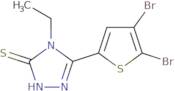 5-(4,5-Dibromothien-2-yl)-4-ethyl-4H-1,2,4-triazole-3-thiol