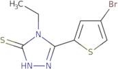 5-(4-Bromo-thiophen-2-yl)-4-ethyl-4H-[1,2,4]triazole-3-thiol