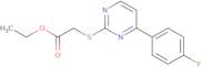 Ethyl ([4-(4-fluorophenyl)pyrimidin-2-yl]thio)acetate