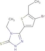 5-(4-Bromo-5-ethyl-thiophen-2-yl)-4-ethyl-4H-[1,2,4]triazole-3-thiol