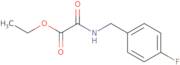 Ethyl ([(4-fluorophenyl)methyl]carbamoyl)formate