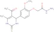 2-[4-(5-Acetyl-6-methyl-2-thioxo-1,2,3,4-tetrahydropyrimidin-4-yl)-2-methoxyphenoxy]acetohydrazide