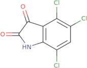 4,5,7-Trichloro-2,3-dihydro-1H-indole-2,3-dione