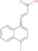 (2E)-3-(4-Fluoronaphthalen-1-yl)prop-2-enoic acid