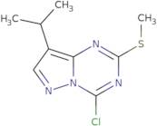 4-Chloro-8-isopropyl-2-methylsulfanyl-pyrazolo[1,5-a][1,3,5]triazine