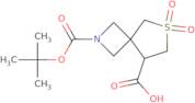 6-â€‹Thia-â€‹2-â€‹azaspiro[3.4]â€‹octane-â€‹2,â€‹8-â€‹dicarboxylic acid 2-â€‹(1,â€‹1-â€‹dimethyl...