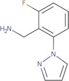 [2-Fluoro-6-(1H-pyrazol-1-yl)phenyl]methanamine