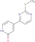 4-[2-(methylsulfanyl)pyrimidin-4-yl]-1,2-dihydropyridin-2-one