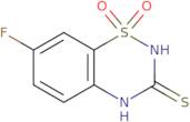 7-Fluoro-2H-1,2,4-benzothiadiazine-3(4H)-thione 1,1-dioxide