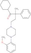 1-Cyclohexyl-4-(4-(2-methoxyphenyl)piperazin-1-yl)-2-methyl-2-phenylbutan-1-one