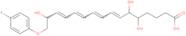 (5S,6R,7E,9E,11Z,13E,15S)-16-(4-Fluorophenoxy)-5,6,15-trihydroxy-7,9,11,13-hexadecatetraenoic acid