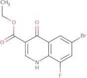 Ethyl 6-bromo-8-fluoro-4-hydroxyquinoline-3-carboxylate