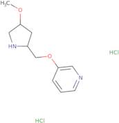 3-{[(2S,4R)-4-Methoxypyrrolidin-2-yl]methoxy}pyridine dihydrochloride