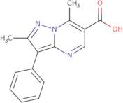 2,7-Dimethyl-3-phenylpyrazolo[1,5-a]pyrimidine-6-carboxylic acid