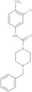 N-(3-chloro-4-methylphenyl)(4-benzylpiperazinyl)formamide