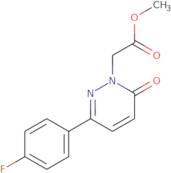 [3-(4-Fluoro-phenyl)-6-oxo-6H-pyridazin-1-yl]-acetic acid methyl ester