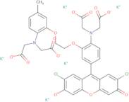 Pentapotassium, 2-[2-[2-[2-[bis(carboxylatomethyl)amino]-5-(2,7-dichloro-3-oxido-6-oxoxanthen-9-yl…