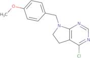 4-Chloro-7-(4-methoxybenzyl)-6,7-dihydro-5H-pyrrolo[2,3-d]pyrimidine