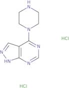 4-(1-Piperazinyl)-1H-pyrazolo[3,4-d]pyrimidine hydrochloride